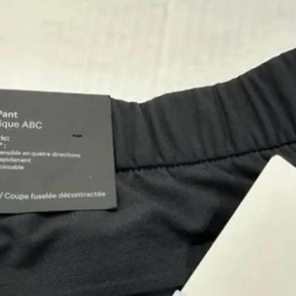 NWT Lululemon Men's ABC Warpstreme Pull-on Pant   Black